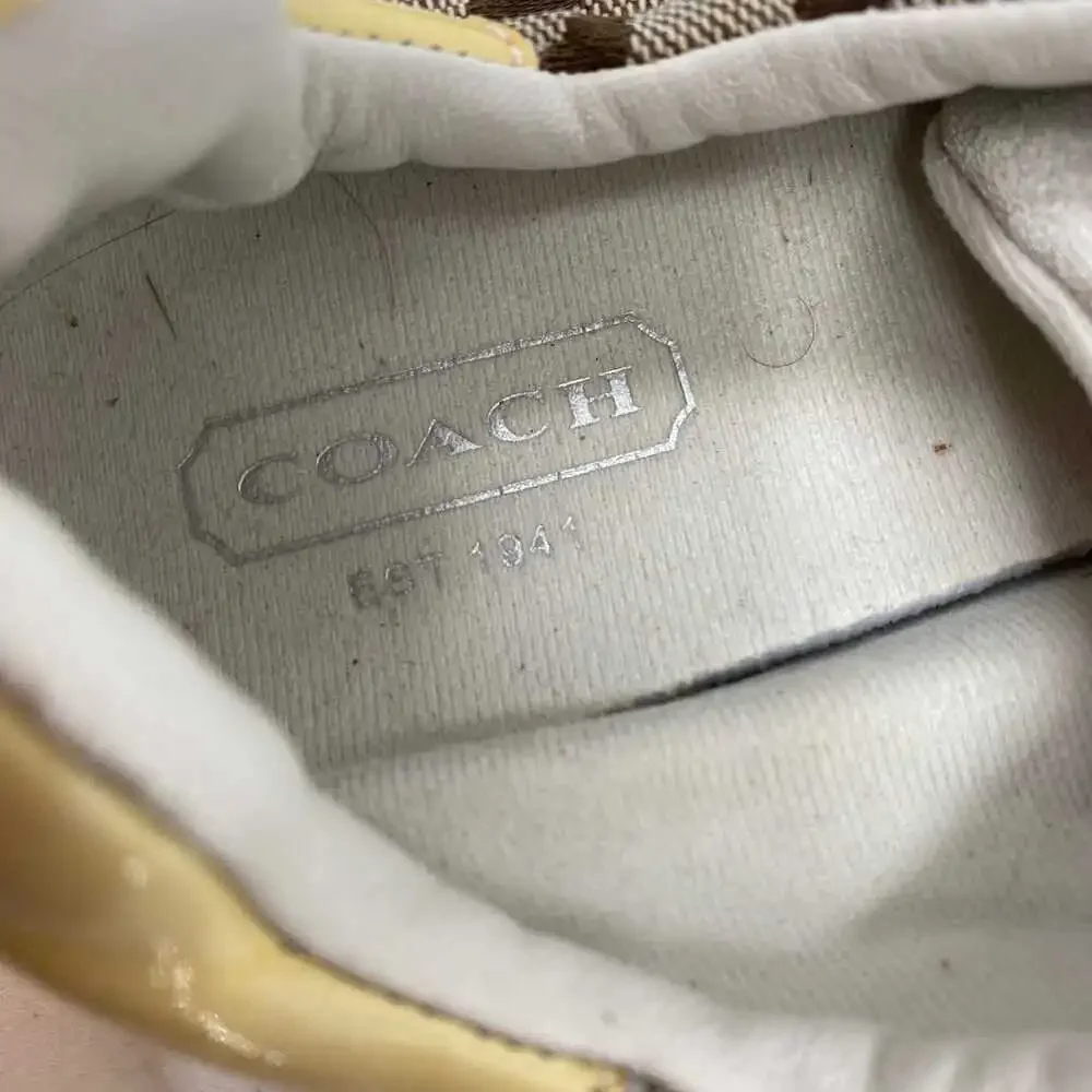 Coach Brown Yellow Katelyn Sneakers | Women’s US9.5 Regular